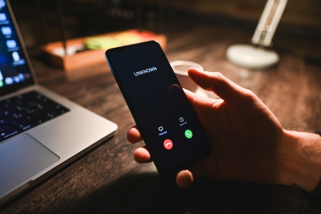 A scam call