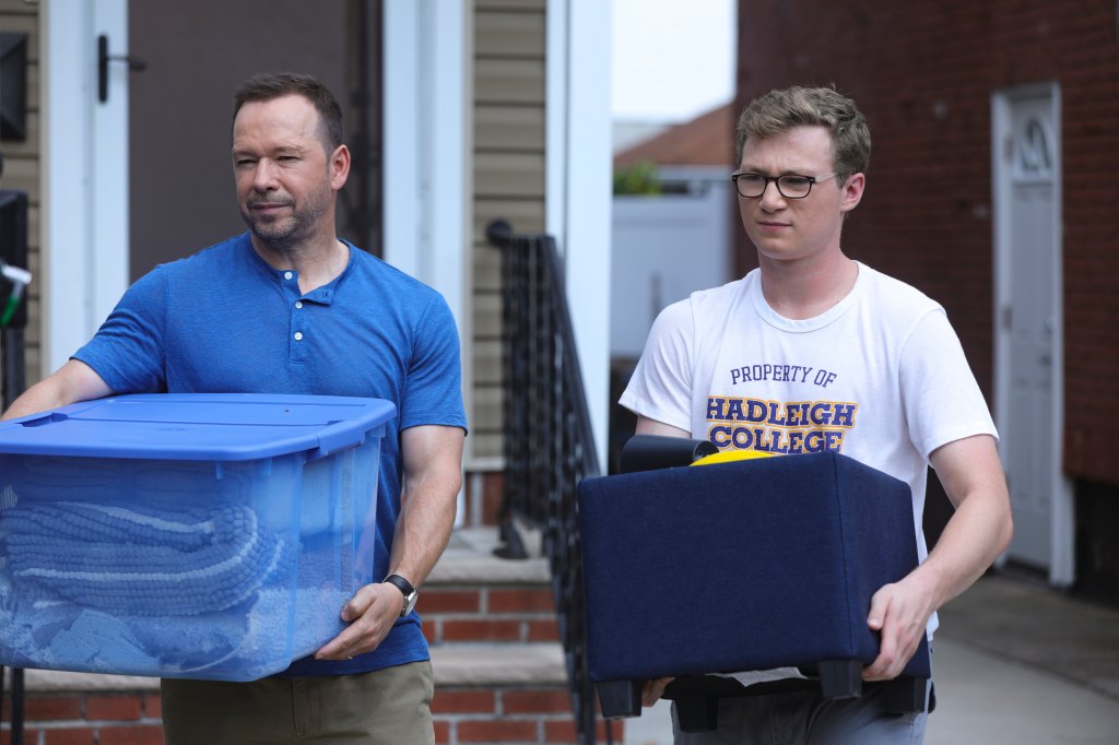 Donnie Wahlberg and Tony Terraciano in 'Blue Bloods'