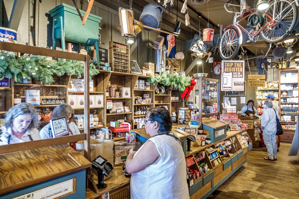 Cracker Barrel gift shop
