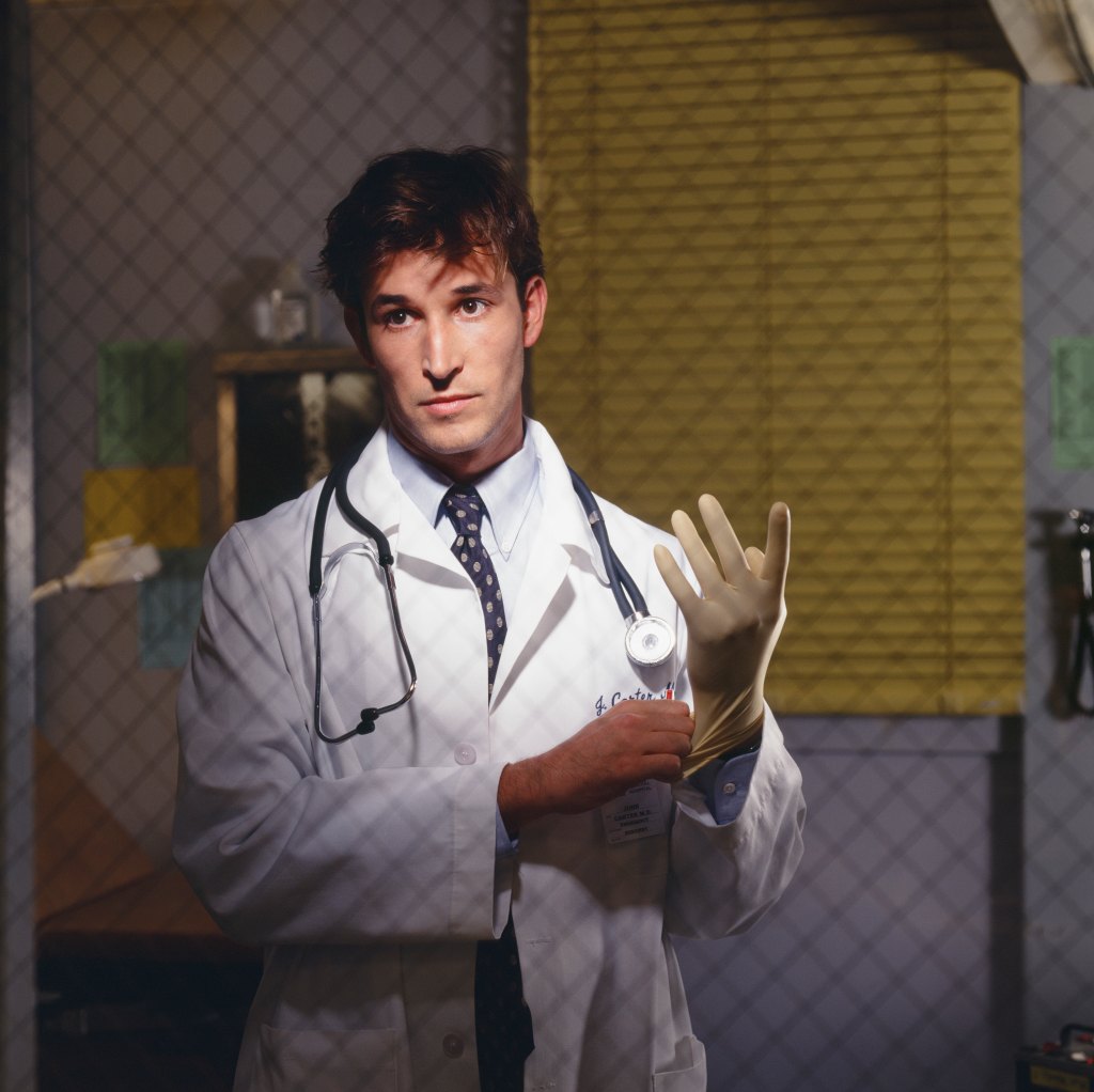 Noah Wyle as Doctor John Carter, ER, 1997 