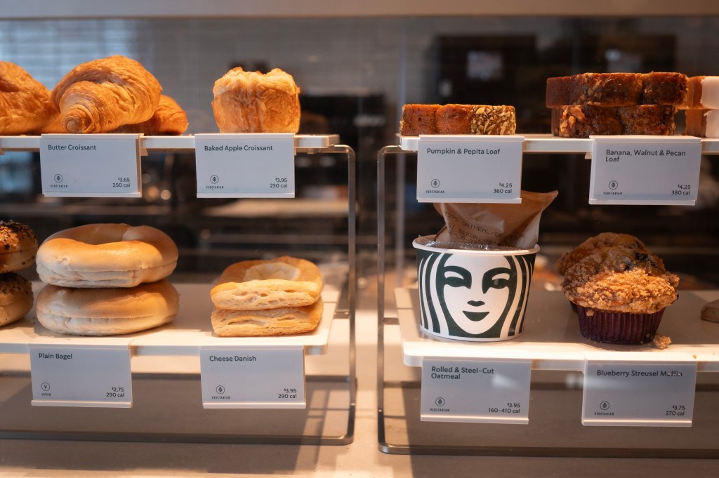 Starbucks food offerings