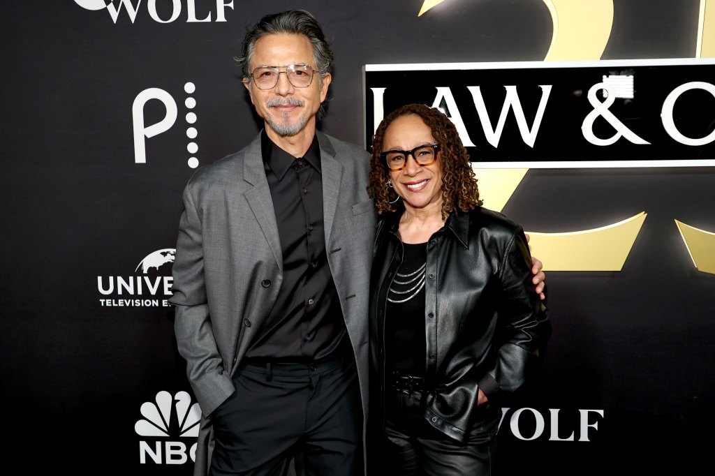 Benjamin Bratt and S. Epatha Merkerson attend the "Law and Order" 25th Anniversary Celebration on January 06, 2026 in New York City