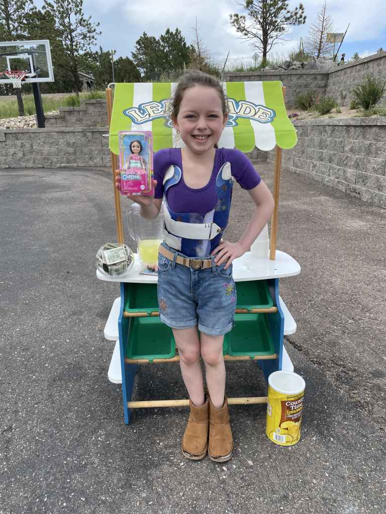 “Everybody has something. It’s what youdo with it that matters,” says Sydney, who is happy that her story is helping inspire others