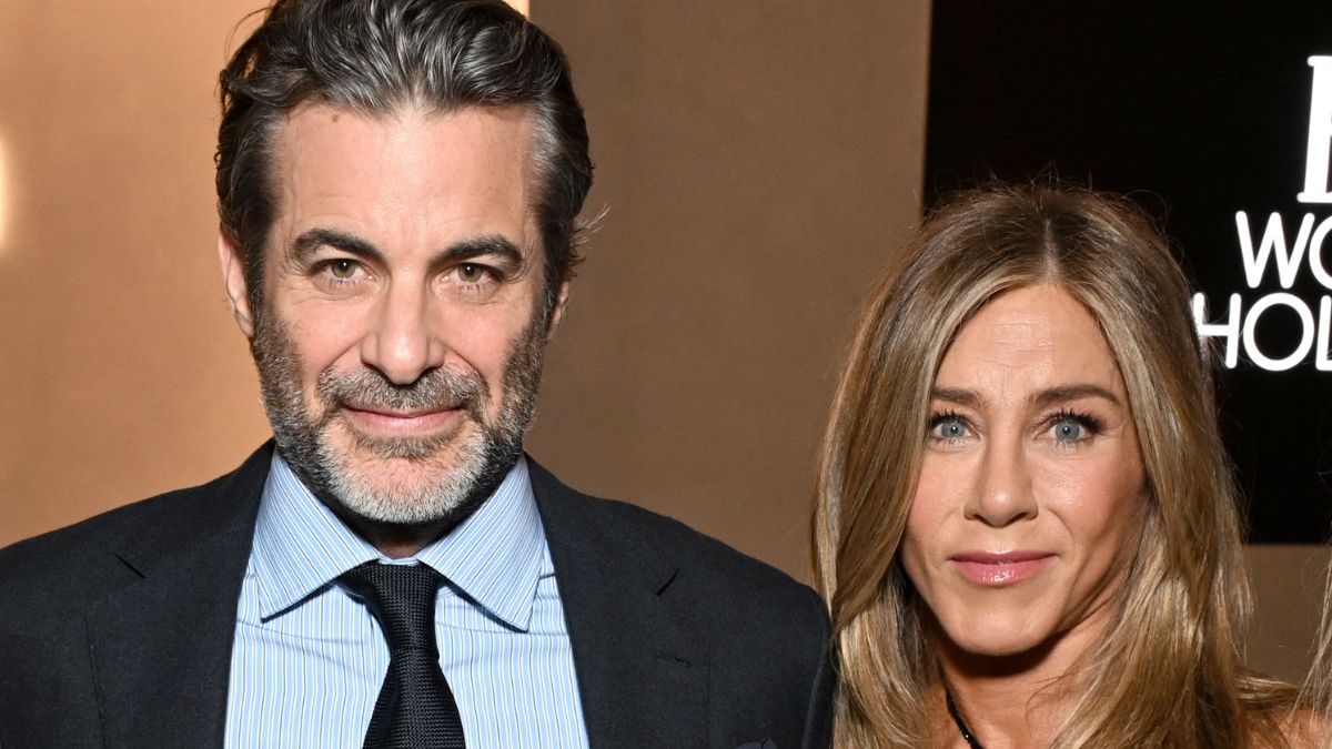 Jennifer Aniston and Jim Curtis in 2025