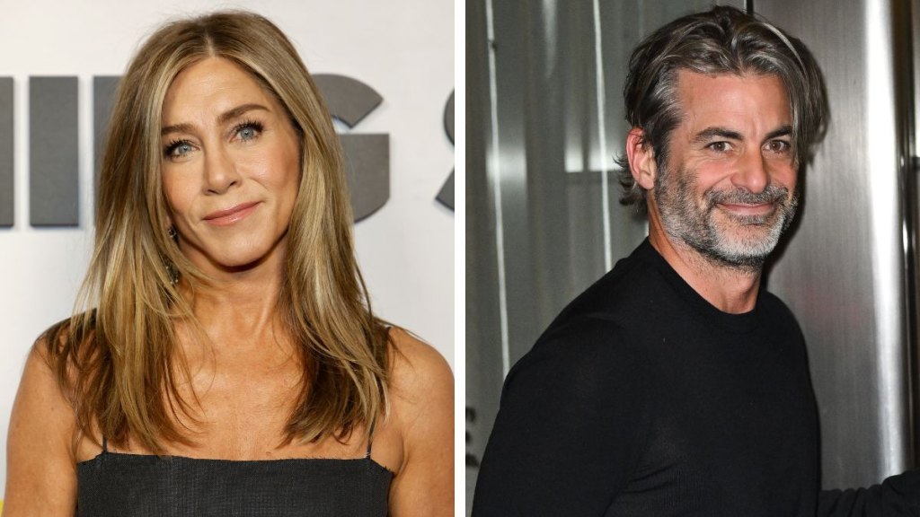 Jennifer Aniston in 2025; Jim Curtis in 2025