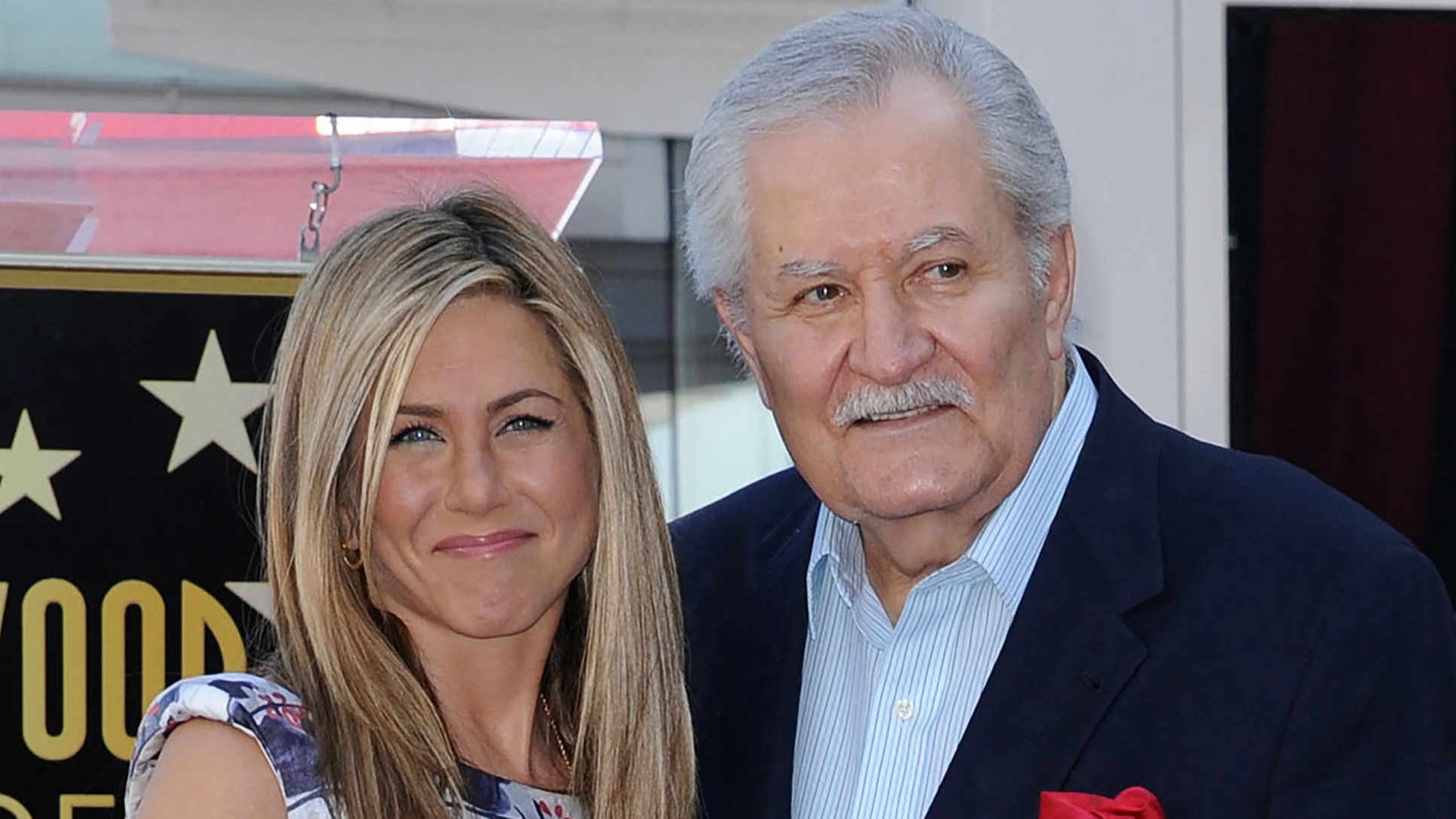 Jennifer and John Aniston in 2012