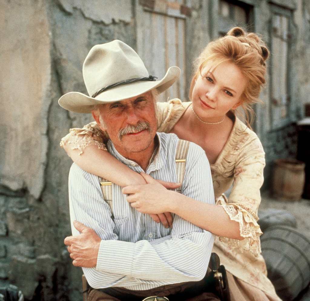 Robert Duvall and Diane Lane in Lonesome Dove