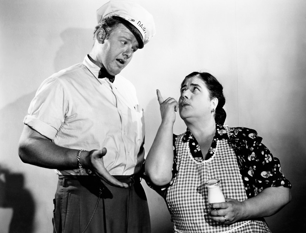 MUSIC MAN, from left, Alan Hale, Jr., Grazia Narciso, 1948