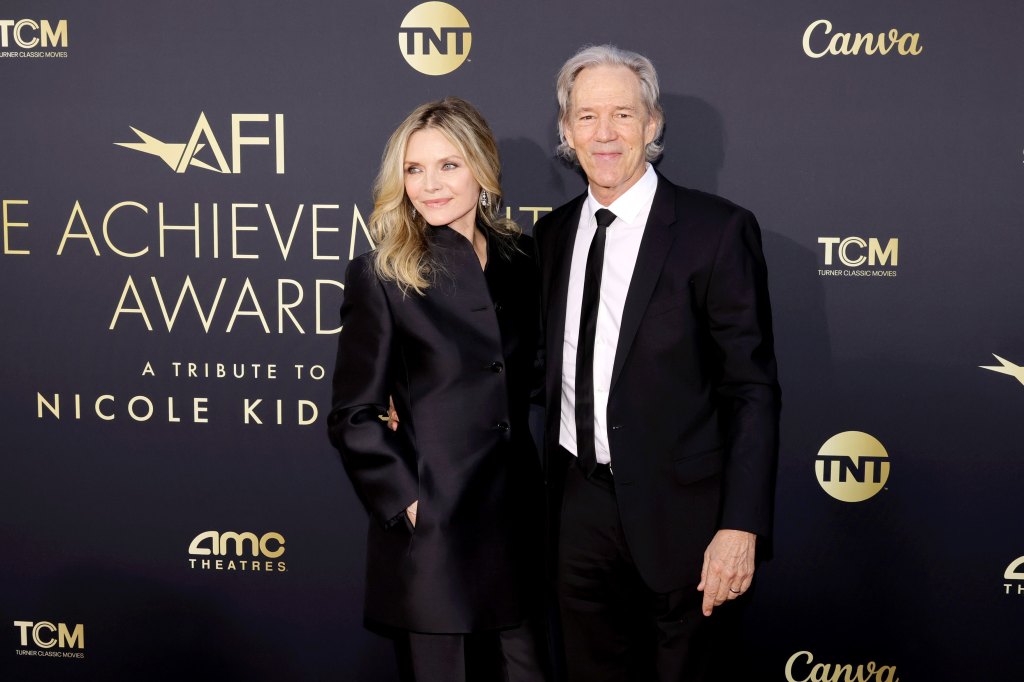 Michelle Pfeiffer and David E. Kelley in 2024
