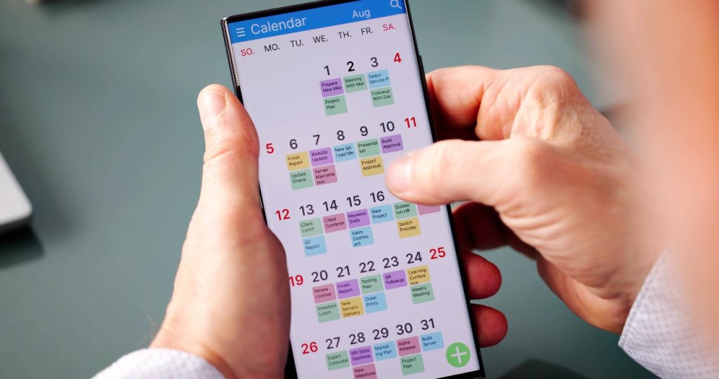 Phone calendar