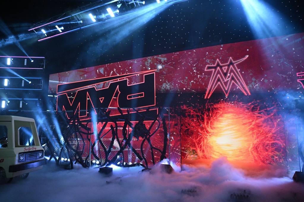 A Stranger Things–themed episode of WWE Monday Night RAW at Barclays Center on January 5