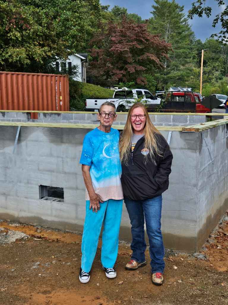 Sherry (left) is grateful for all of Stephanie’s (right) help