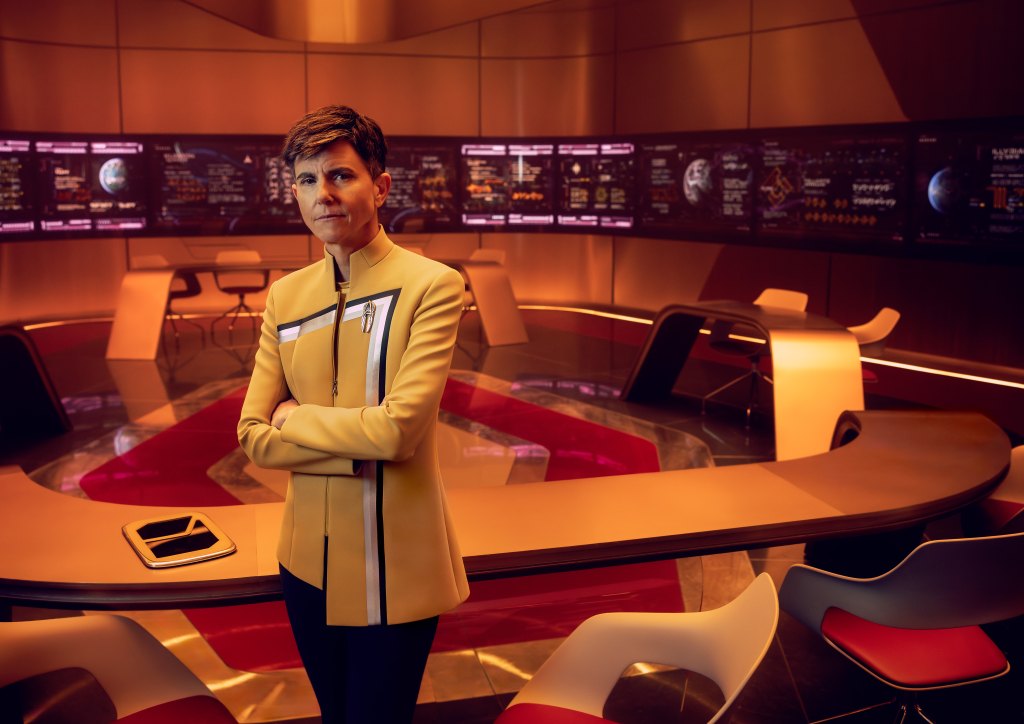 Tig Notaro in season 1 of Star Trek: Starfleet Academy streaming on Paramount+.
