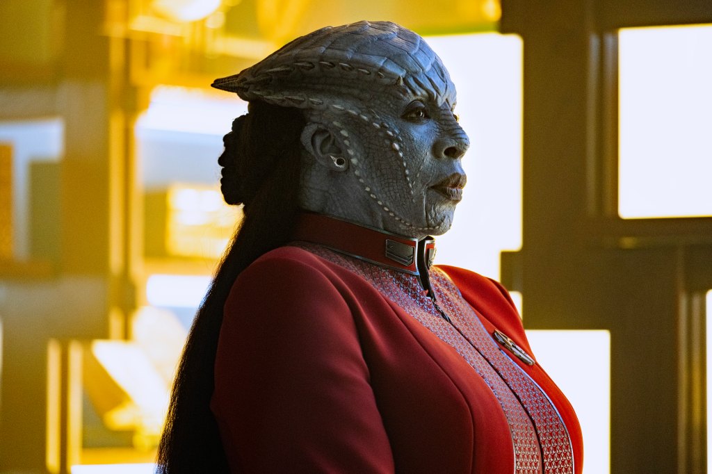 Gina Yashere in season 1, episode 2 of Star Trek: Starfleet Academy streaming on Paramount+.