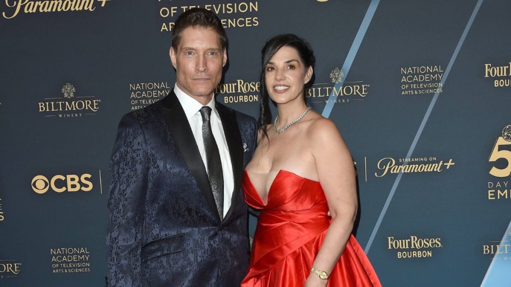Sean Kanan and Michele Kanan attend the 51st annual Daytime Emmys Awards in 2024