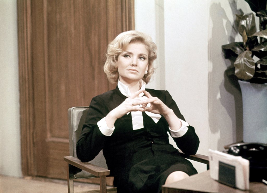 Erika Slezak in an early '70s episode of One Life to Live. She starred on the soap until its cancellation in 2013