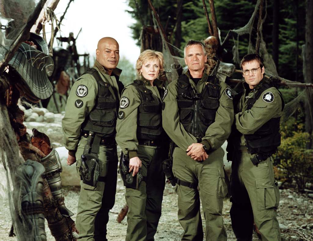 STARGATE SG-1, Christopher Judge, Amanda Tapping, Richard Dean Anderson, Michael Shanks, (Season 7), 1997-2007.