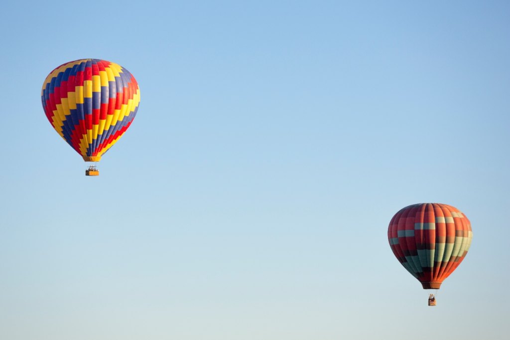 Hot air balloons
