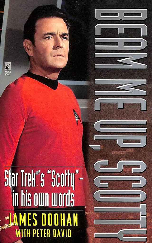 Cover of James Doohan's memoir, 'Beam Me Up, Scotty'