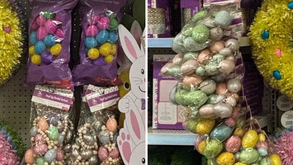 Dollar Tree plastic Easter eggs