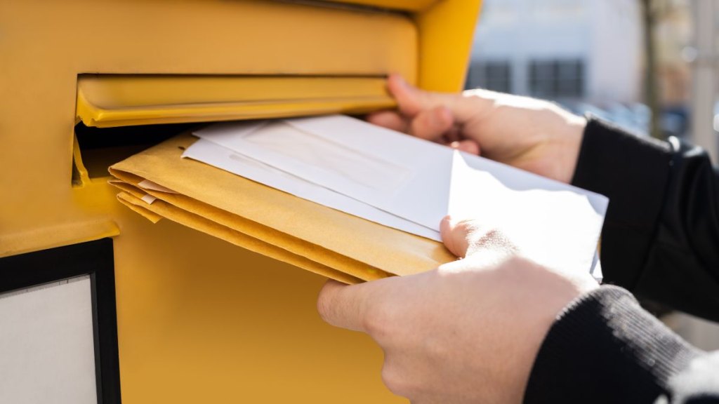 getting mail out of a mailbox