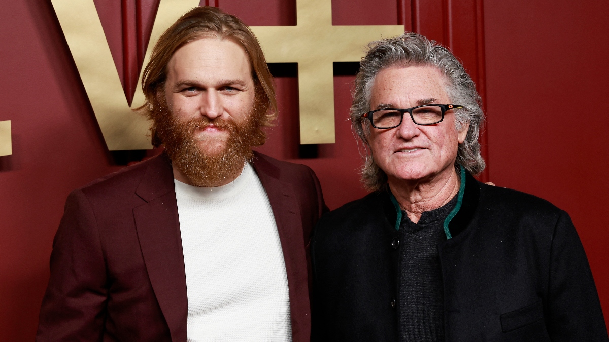 Wyatt Russell and Kurt Russell, 2024