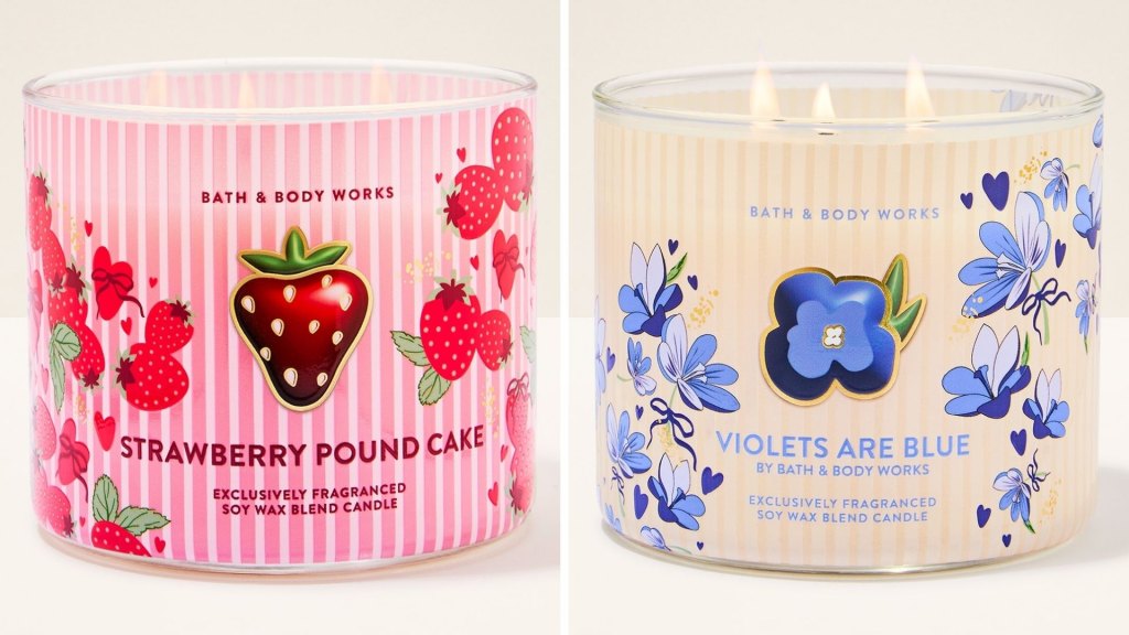 Strawberry Pound Cake / Violets Are Blue
