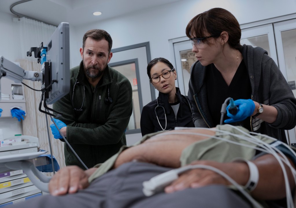 Noah Wyle, Irene Choi, Fiona Dourif, The Pitt, 2026