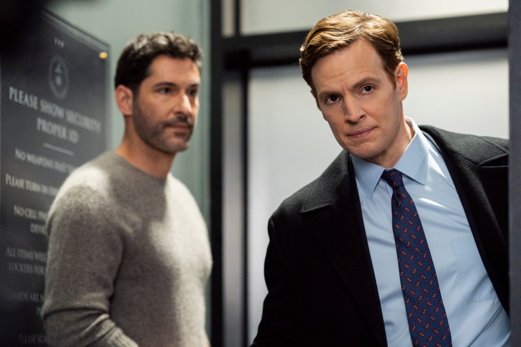 Tom Ellis as CIA agent Colin Glass and Nick Gehlfuss as Special Agent Bill Goodman in 'CIA'