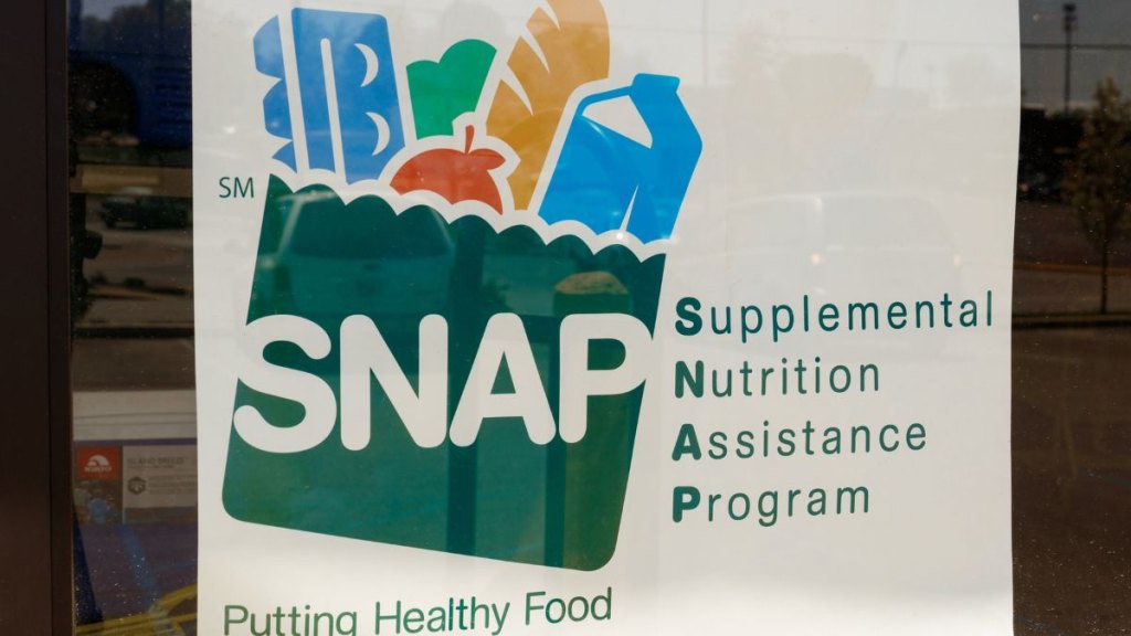 A Sign at a Retailer - We Accept SNAP IV