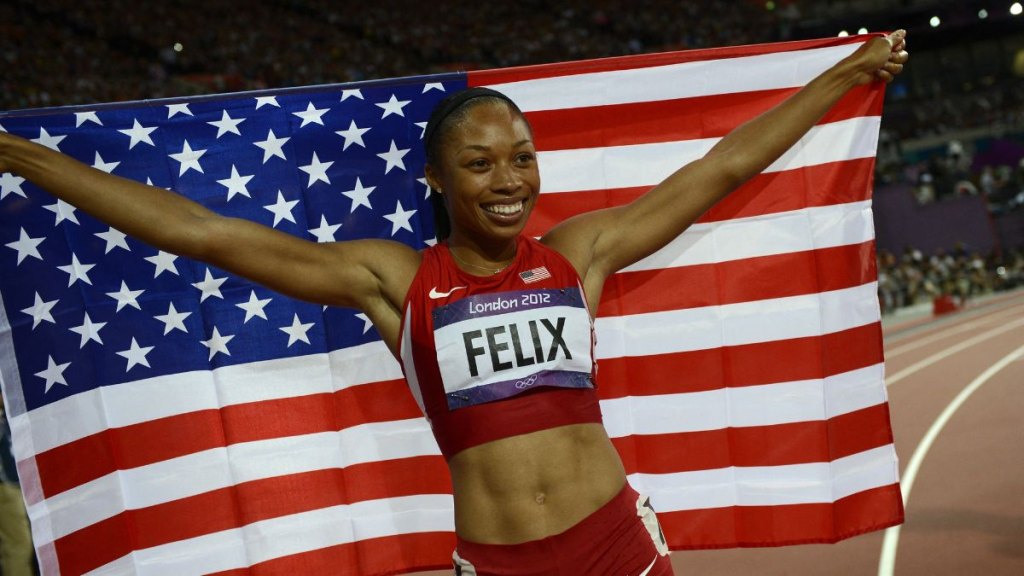 Allyson Felix in 2012