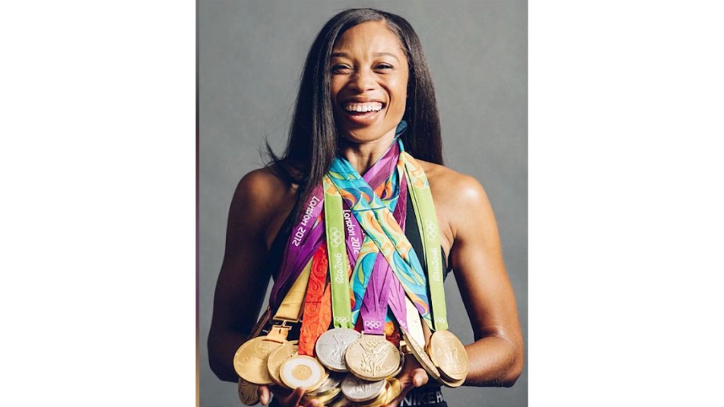 Allyson Felix in 2018