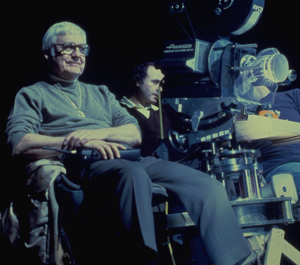 Director Robert Wise on the set of 'Star Trek: The Motion Picture'