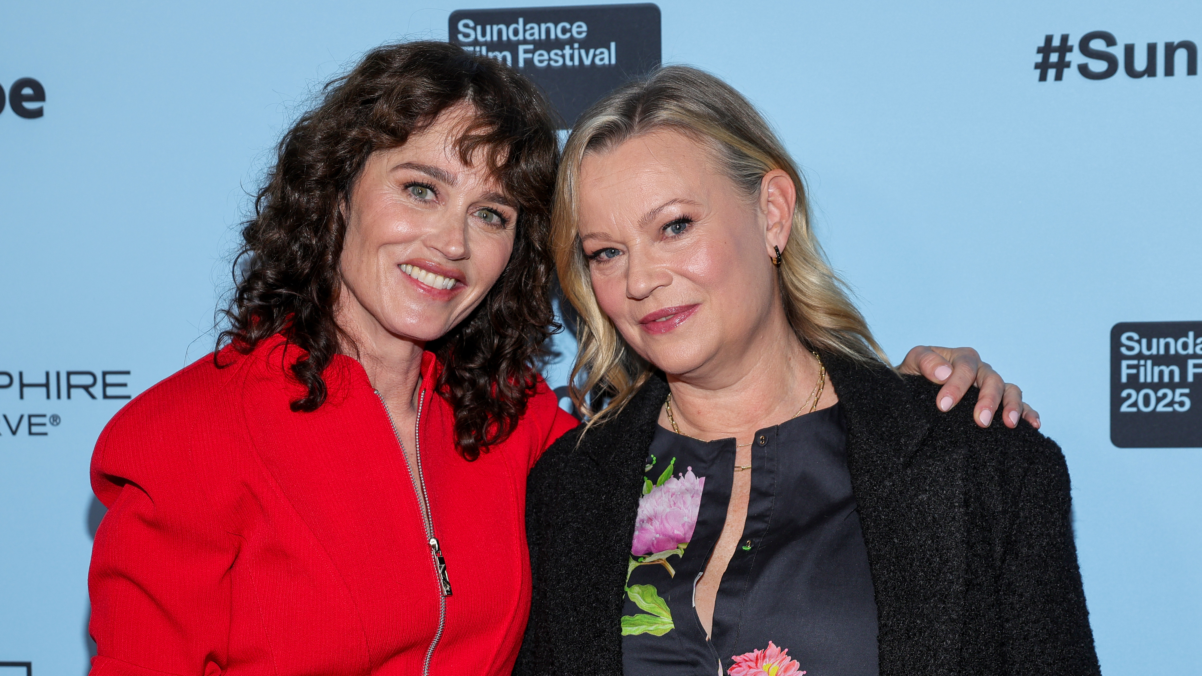 Robin Tunney and Samantha Mathis at the Sundance premiere of 'By Design'