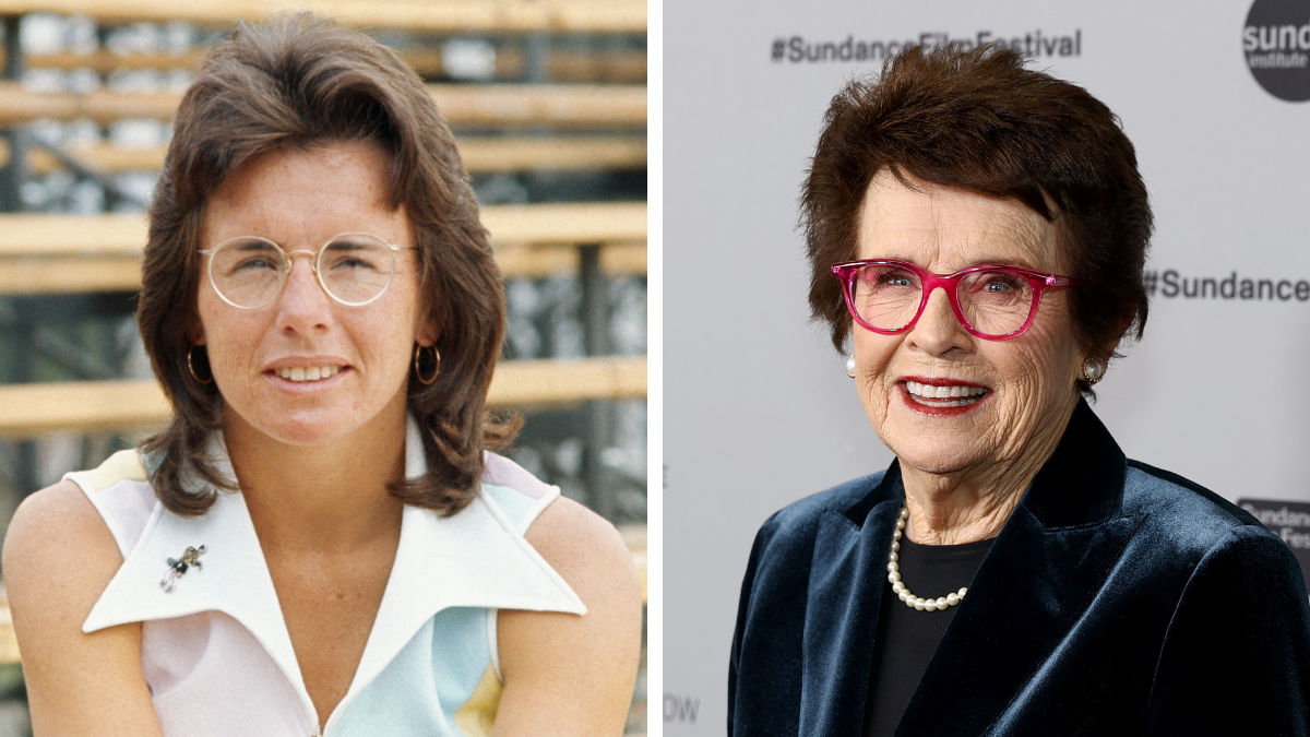 Billie Jean King in 1973 and 2026