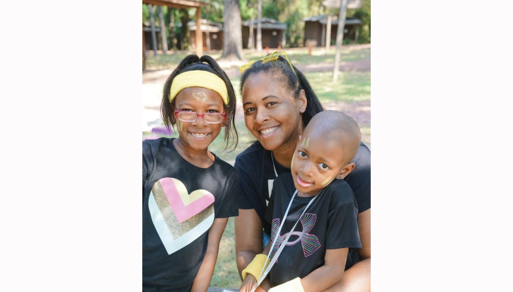 Cora Howard and her daughters