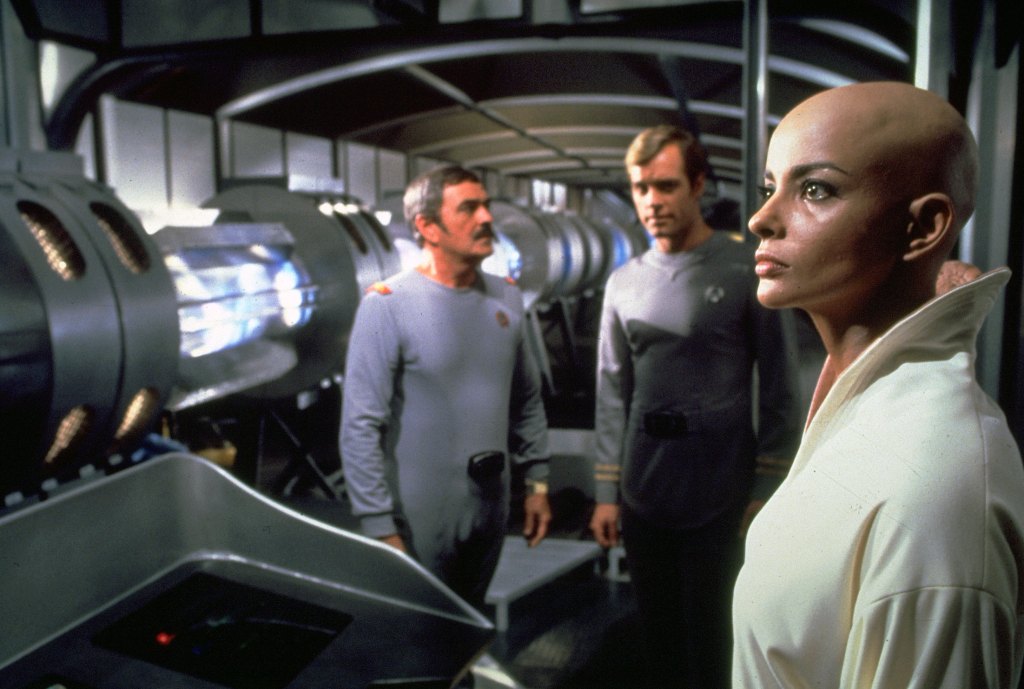 Scotty, Decker and Ilia in engineering from a deleted 'Star Trek: The Motion Picture' sequence