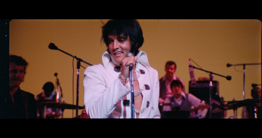 Elvis onstage in EPiC: Elvis Presley in Concert