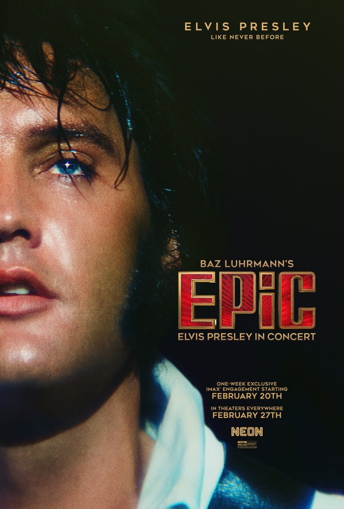 Movie poster for EPiC: Elvis Presley in Concert