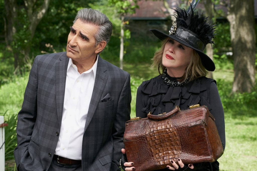 Eugene Levy and Catherine O'Hara in a 2016 episode of Schitt's Creek