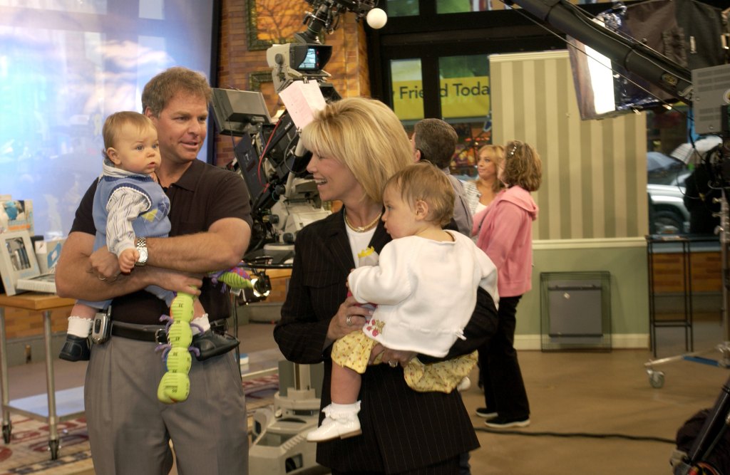 Joan Lunden, her husband and twins