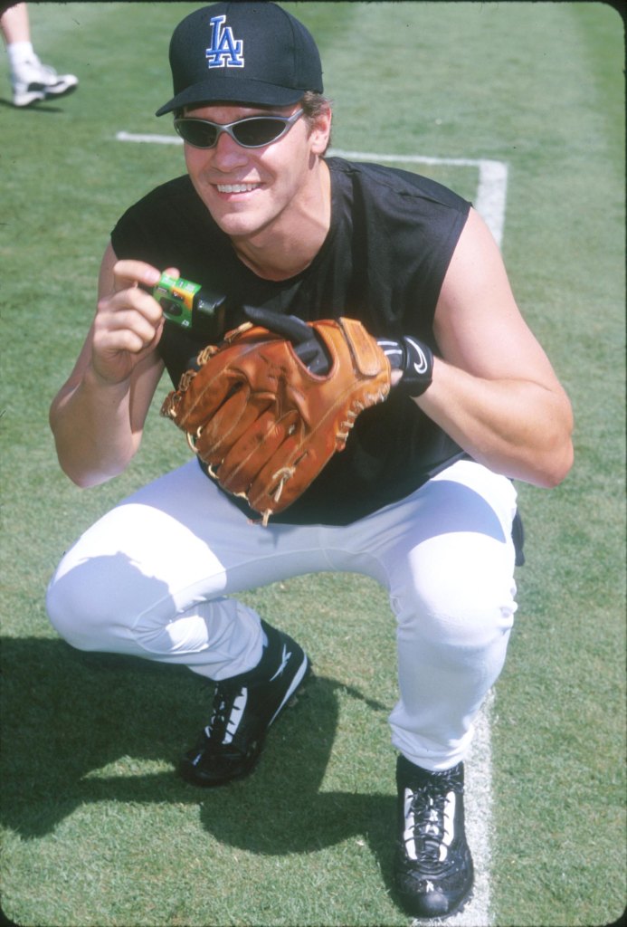 David Boreanaz during 41st Annual Hollywood All-Star Charity Baseball Game at Dodgers Stadium in Los Angeles, California, United States.