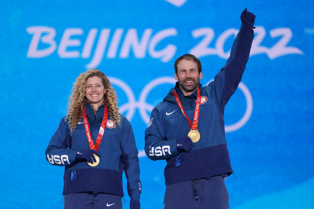 Lindsey Jacobellis and Nick Baumgartner, 2022