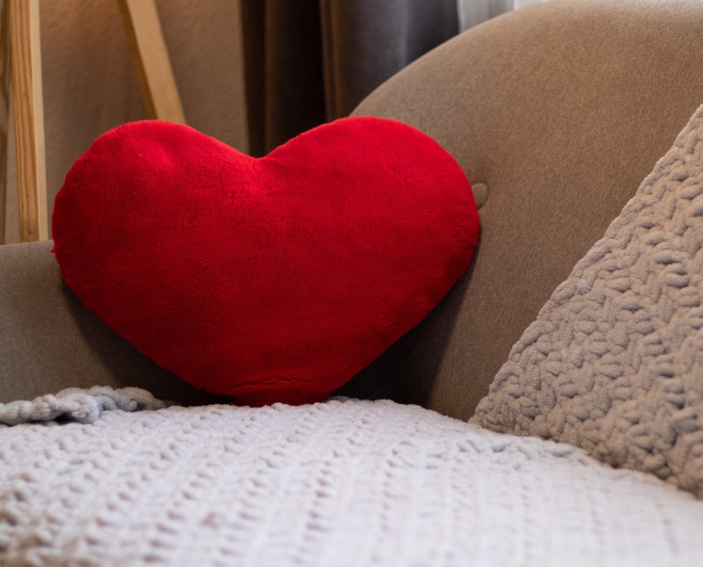 heart pillow
