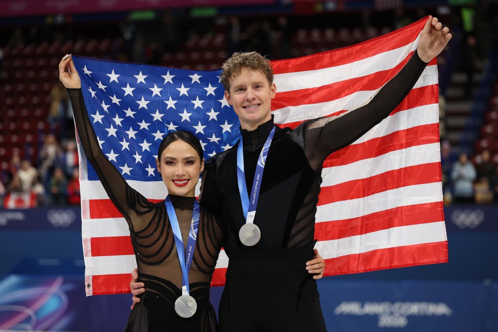 Madison Chock and partner Evan Bates