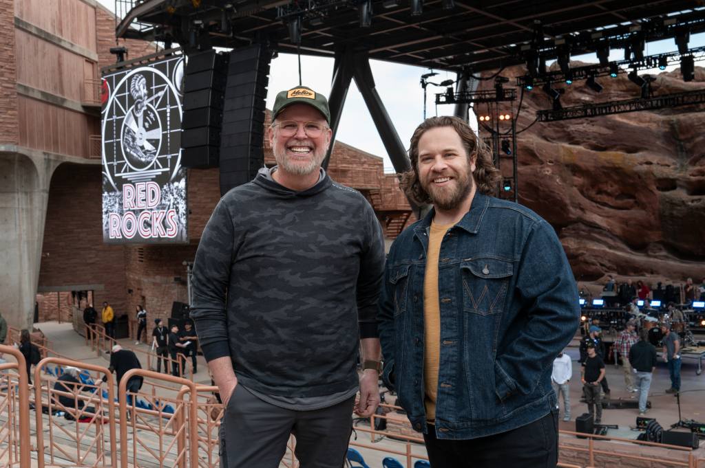 Bart Millard and John Michael Finley, who portrays Bart in I Can Only Imagine 2