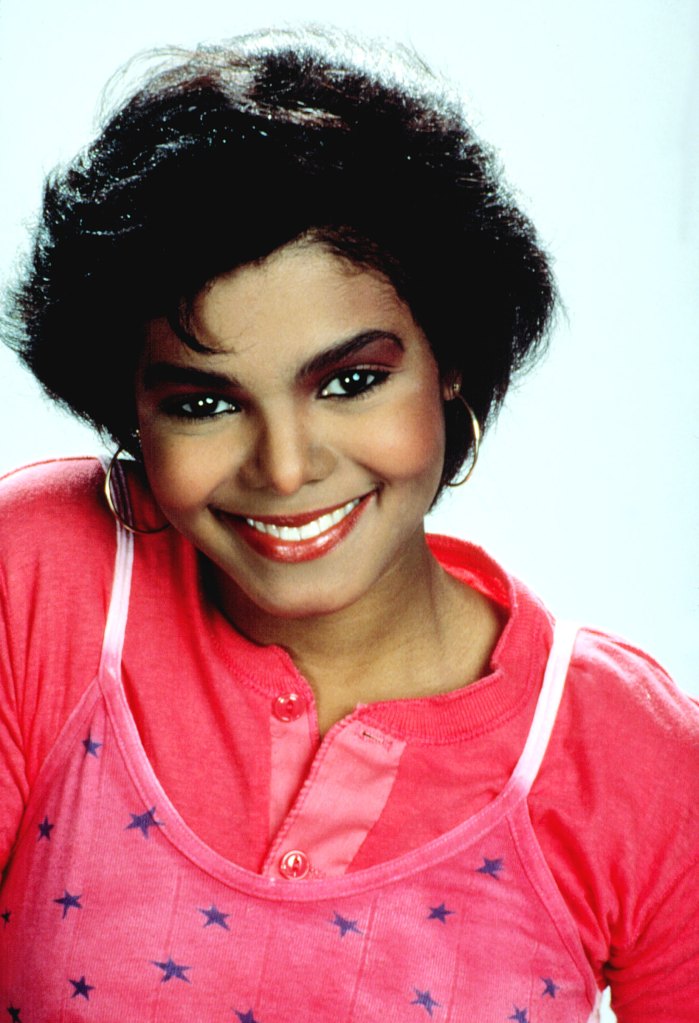Janet Jackson in a headshot from her time on Fame 1984