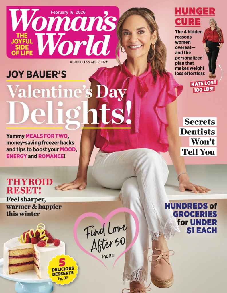 Joy Bauer on the cover of Woman's World