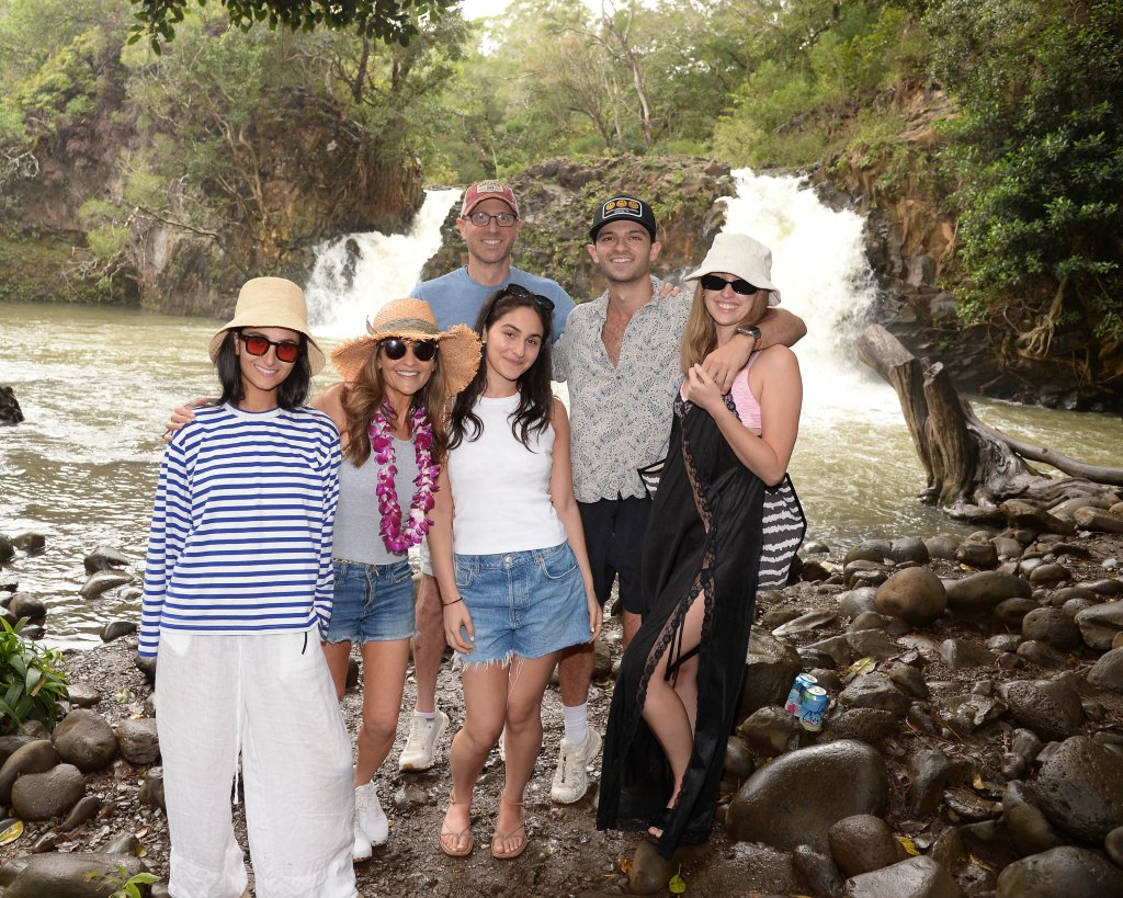 Joy Bauer and her family in Hawaii