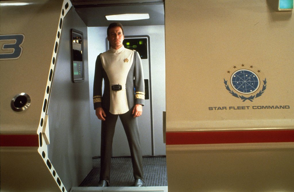 Publicity shot of Willam Shatner as Admiral Kirk